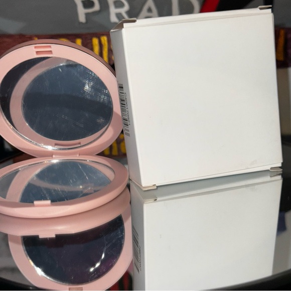 Dior, pink, quilted, gold, accent, compact mirror New with box, - Picture 6 of 7